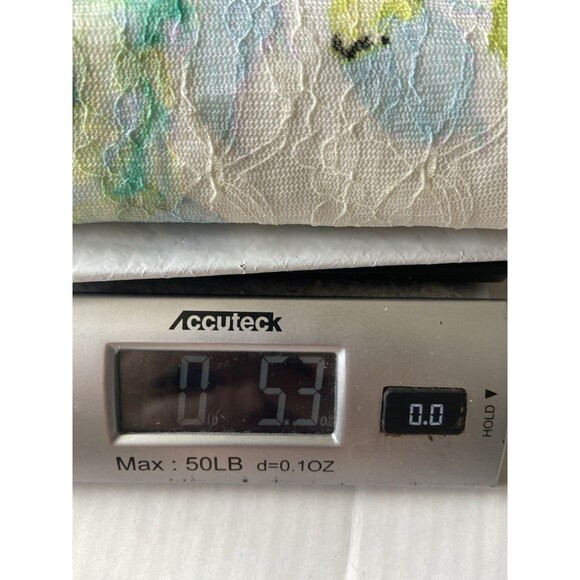 Women Y2K Lace Trim Floral Cami Size XL Blue Overlay Romantic Fairy Coquette - Picture 14 of 14